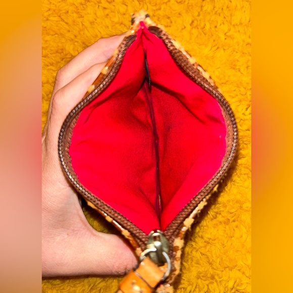 Dooney & Bourke Snakeskin Suede & Leather Wallet - Picture 7 of 7